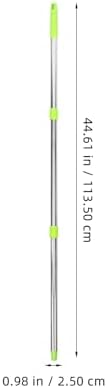 Ipetboom Adjustable 3-Section Mop Handle with Green Thread