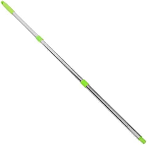 Ipetboom Adjustable 3-Section Mop Handle with Green Thread