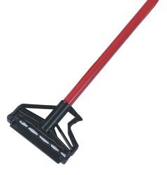 Carlisle 60 Inch Quik-Release Mop Handle Red