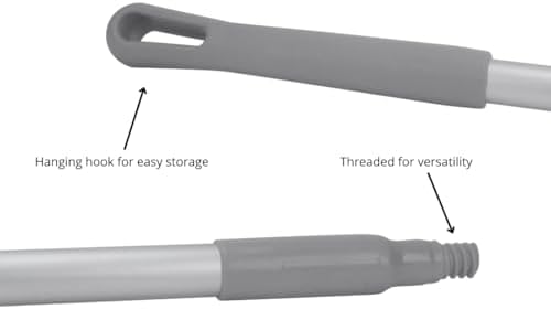 Sparta 48-Inch Aluminum Broom Handle Gray