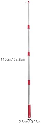 Ipetboom 146cm Mop Handle Replacement Stick 4 Sections