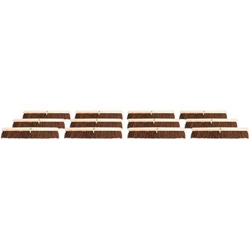 Genuine Joe 24 Push Broomhead with Hardwood Block 12 Count
