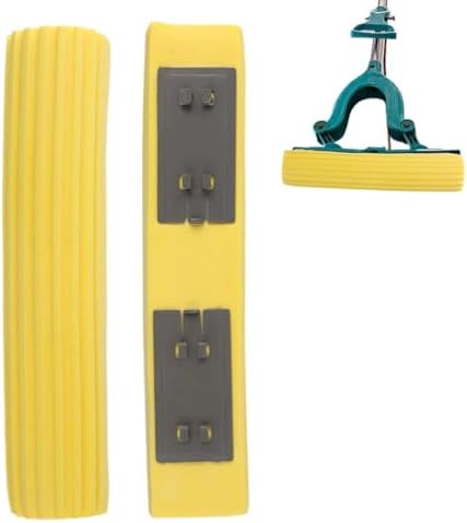 Beufee Sponge Mop Head Refill Set of 2 Yellow