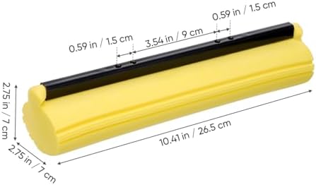 2pcs PVA Sponge Mop Heads for Dry and Wet Cleaning