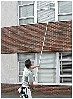 UNGER Opti Loc Aluminum Mop Pole 8 ft Two Sections