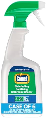 Comet Professional Bulk Disinfecting Bathroom Sanitizer 32 oz Case of 6 1