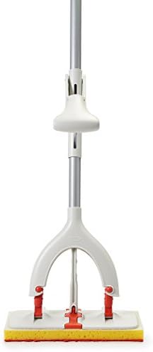 OXO Good Grips Butterfly Mop with Microfiber Sponge Orange