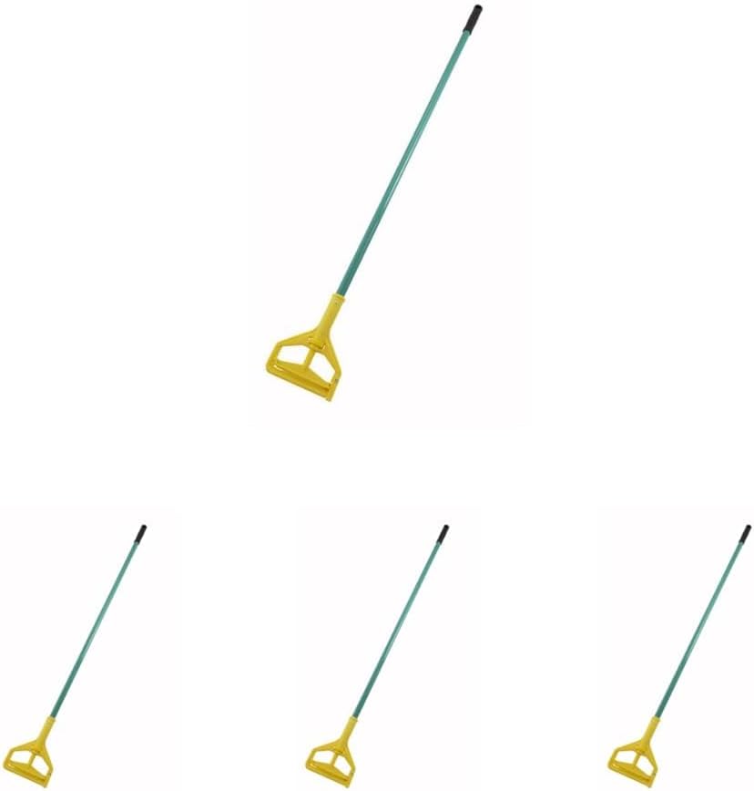 Winco 57-Inch Plastic Side Release Mop Handle 4 Pack