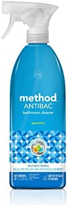 Method Antibacterial Bathroom Cleaner Spearmint 28 Fl Oz 1