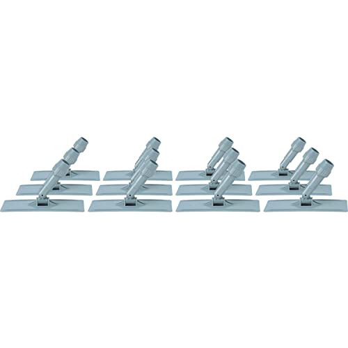 Genuine Joe Swivel Pad Holder with Locking Collar 12 Count Light Gray