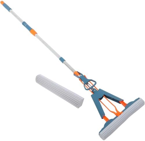 Ipetboom Reusable Sponge Mop with Long Handle