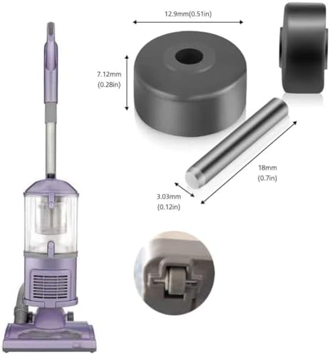 Marebm 6 Pcs Front Wheels for Shark Vacuums