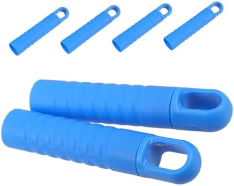 6pcs Mop Handle End Caps with Hanging Holes and Nonslip Grips