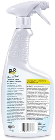 CLR Calcium Lime Rust Remover 26 Oz Free Clear