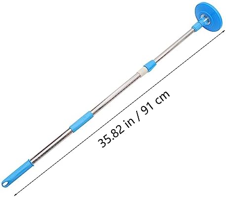 Ipetboom Mop Pole Replacement Stainless Steel Rod Rotating Handle