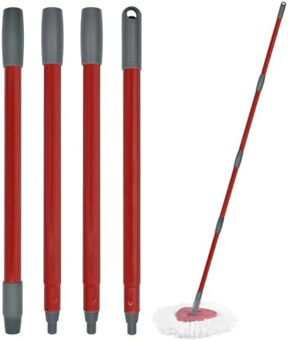 Yuunaie 4-Section Adjustable Mop Handle for Ocedar H2pro