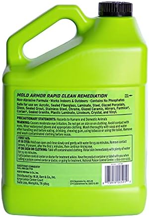 Mold Armor Rapid Clean Remediation 1 Gallon - Kills Mold Mildew Prevents