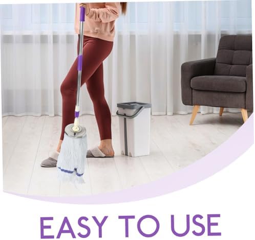 Ipetboom Rotating Mop Handle Stainless Steel Detachable