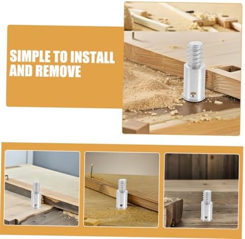 Ipetboom Broom Handle Adapter Set 3pcs Threaded Tip Connectors