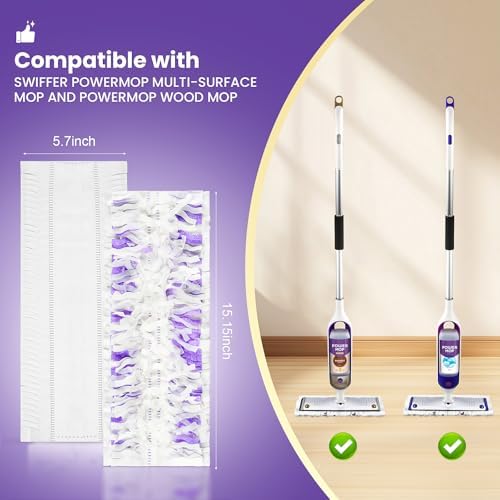 40 Pack Disposable Refill Pads for PowerMop Mop