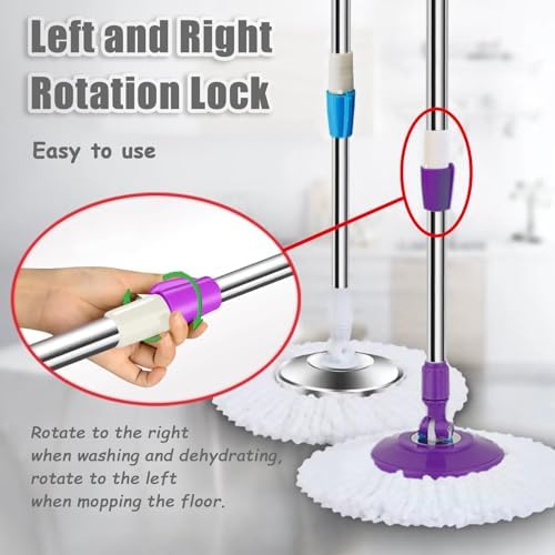 Midremer Spin Mop Replacement Handle 49-inch
