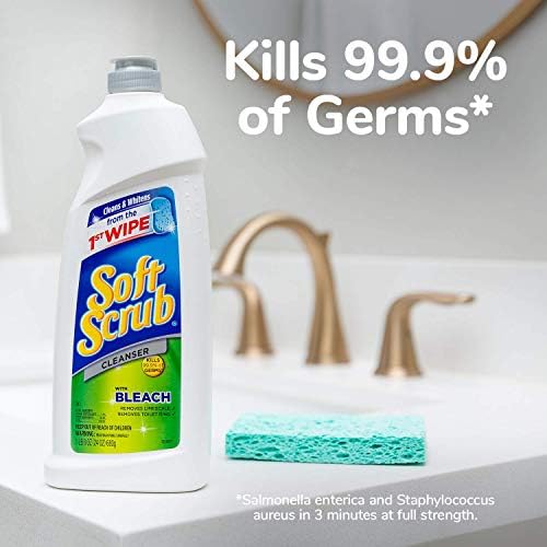 Soft Scrub Antibacterial Cleaner with Bleach 36 oz Pack of 6