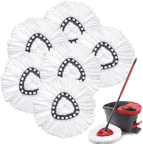 TATAANTY Spin Mop Replacement Heads 6 Pack