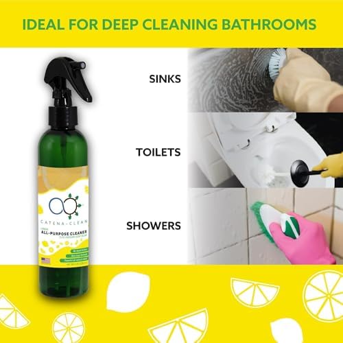 Catena Nano All Natural Lemon Bathroom Cleaner Pack of 3
