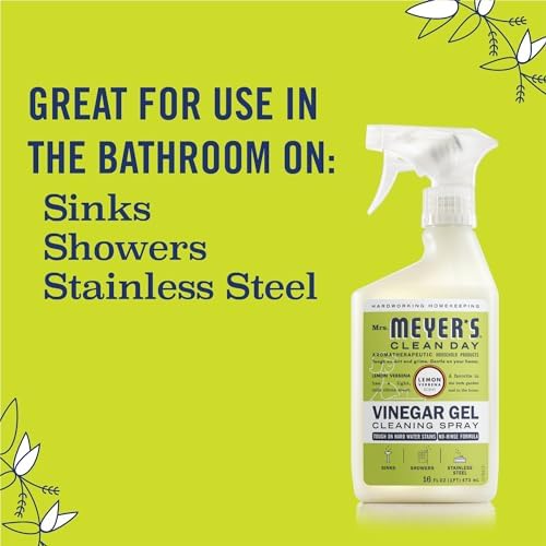 Mrs Meyers Vinegar Gel Cleaning Spray 16 Fl Oz Bathroom Use