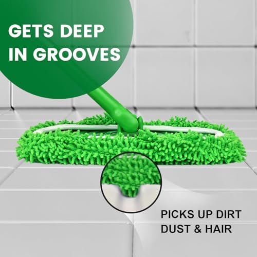 6Pcs Reusable Microfiber Mop Pads for Swiffer Flat Mops