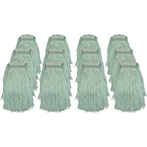 Genuine Joe N24G1BCT Web Blend Mopping Mophead 12EACT Green 1