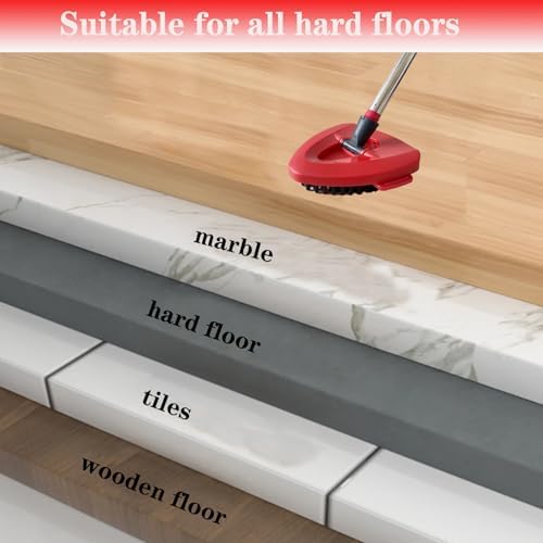 Fazlynyi Red Spin Mop Handle Set for OCeda EasyWring System