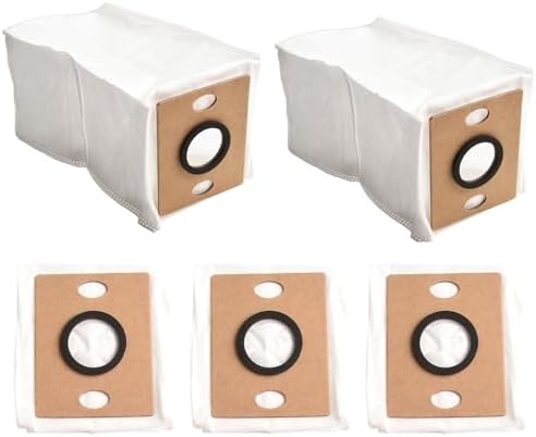 5 Pack Replacement Bags for ILIFE V9 Pro Robot Vacuum