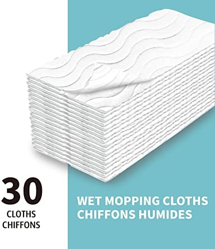AIR U Upgraded Wet Mop Refills for Swiffer 60 Count