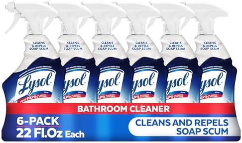 Lysol Power Foaming Cleaner for Bathrooms 22oz Pack of 6