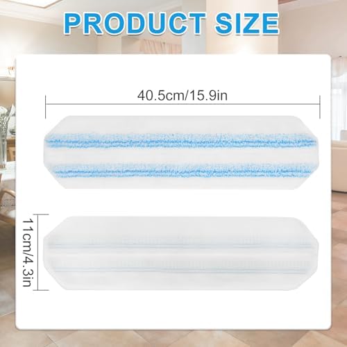 Yuunaie 4-Pack Mop Pads for O-Cedar H2prO Flat Mop
