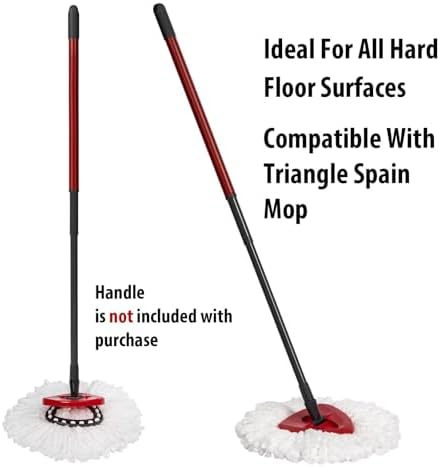 4-Pack Microfiber Mop Replacement Heads for Ocedar