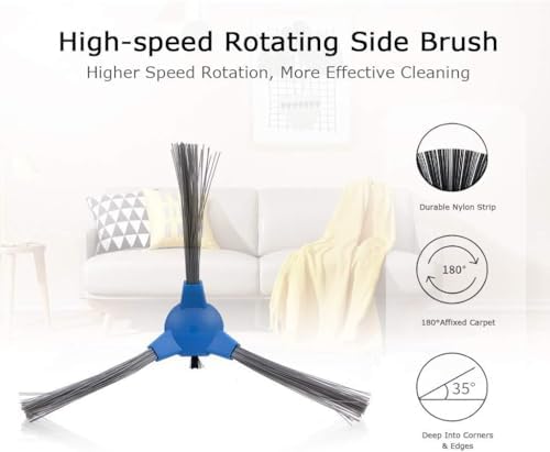 Marebm Replacement Side Brush for Eufy RoboVac 8 pcs