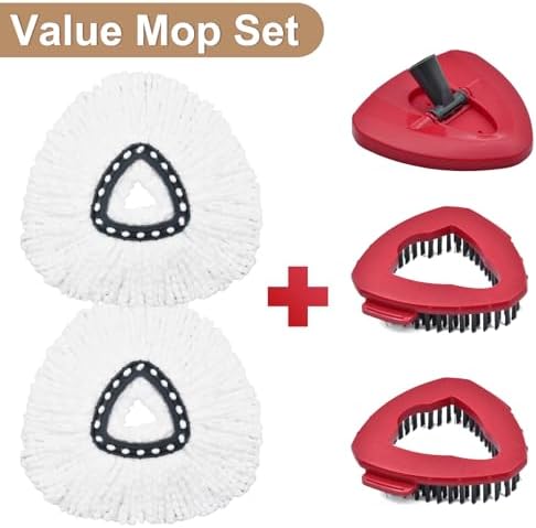 Yuunaie O Cedar Spin Mop Replacement Heads Set