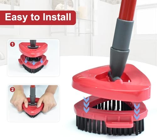 GFRED Replacement Scrub Brush Head for O Cedar 2 Tank Spin Mop