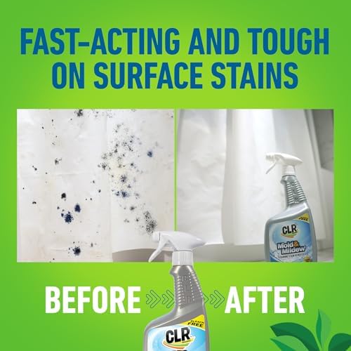 CLR Mold Mildew Clear Bleach-Free Spray 32 Fl Oz Pack of 2