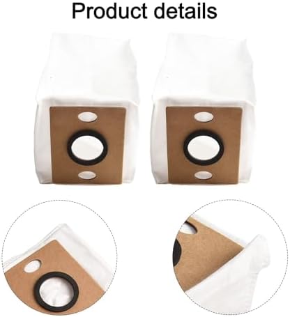 5 Pack Replacement Bags for ILIFE V9 Pro Robot Vacuum