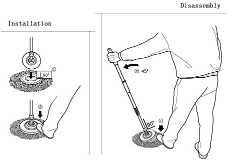 3 Pack Microfiber Spin Mop Refills for 360 Spin Mop Systems