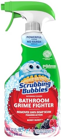 Scrubbing Bubbles Berry Burst Bathroom Cleaner Spray 32oz