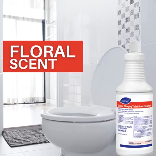CREW Clinging Toilet Bowl Cleaner with Floral Scent