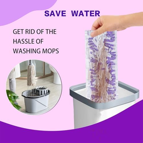 AWAYDD PowerMop Multi-Surface Mopping Pad Refills Purple -10