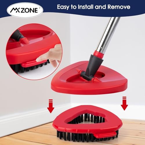 MXZONE Spin Mop Brush Head Replacement 2 Pack