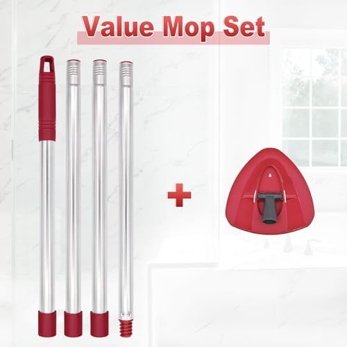 Yuunaie 4-Section Mop Handle Base Set for O Cedar