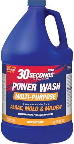 30 SECONDS Pressure Washer Cleaner 20 Gallons Mold Mildew Remover