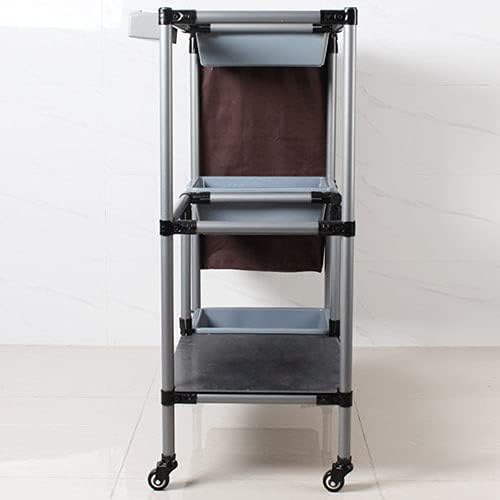 SHIJINHAO Mop and Broom Holder Stand with Storage